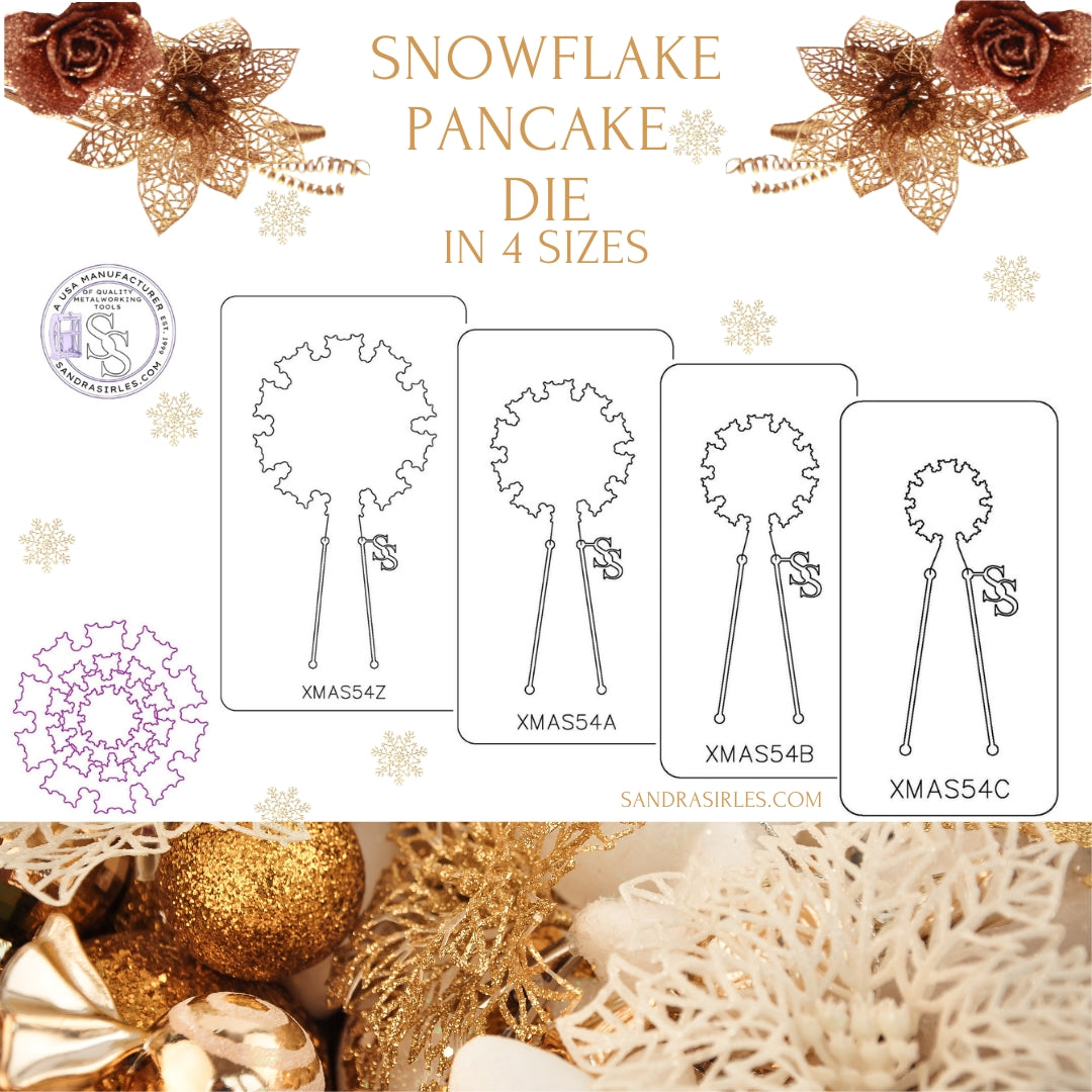 PANCAKE DIE XMAS54 SNOWFLAKE 6